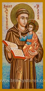 Jun 13 - St. Anthony of Padua icon by Joan Cole. - trinitystores