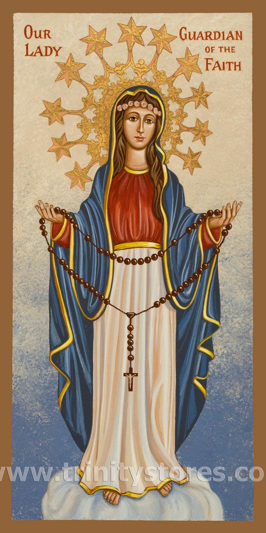 Jun 14 - Our Lady Guardian of the Faith icon by Joan Cole. - trinitystores