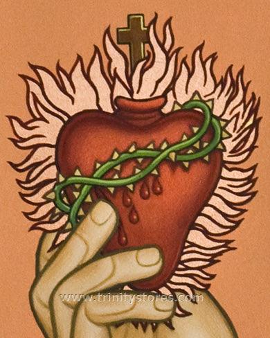 Jun 15 - Sacred Heart icon by Lewis Williams, OFS - trinitystores