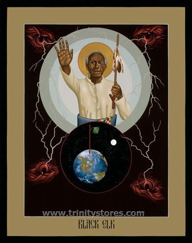 Jun 18 - “Black Elk” © icon by Br. Robert Lentz, OFM.