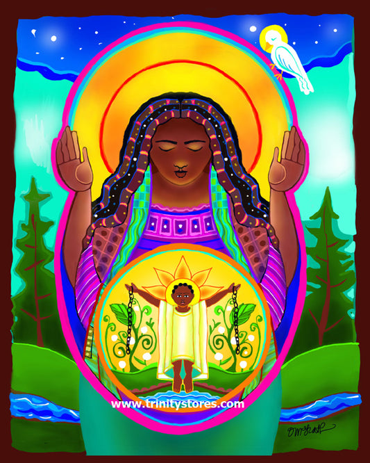 Jun 19 - “Juneteenth Madonna” © artwork by Br. Mickey McGrath, OSFS.