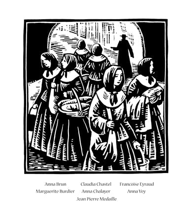 Jun 19 - “Founders of the Srs. of St. Joseph” © artwork by Julie Lonneman.