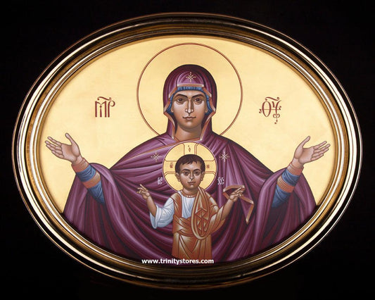 Jun 19 - Queen of Heaven icon by Br. Robert Lentz, OFM. - trinitystores