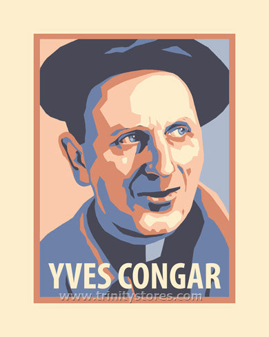 Jun 23 - “Yves Congar” © artwork by Julie Lonneman.