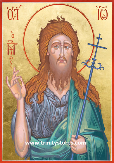 Jun 25 - “St. John the Baptist” © icon by Robert Gerwing.