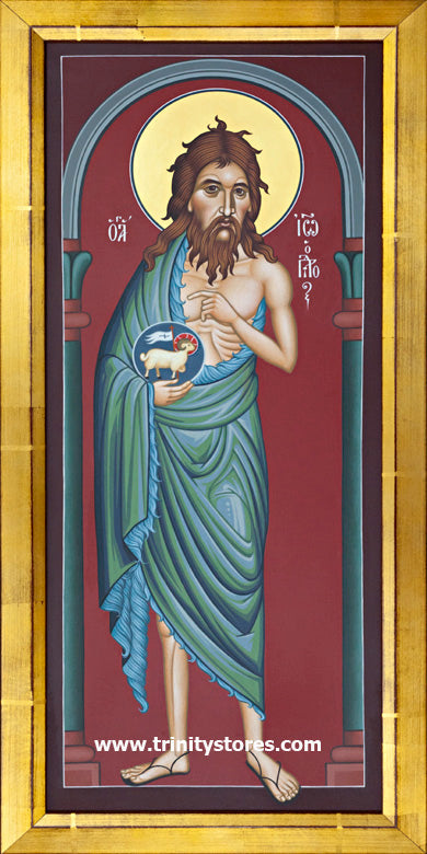 Jun 25 - “St. John the Baptist” © icon by Br. Robert Lentz, OFM.