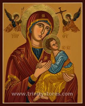 Jun 27 - Our Lady of Perpetual Help - Virgin of Passion icon by Joan Cole. - trinitystores