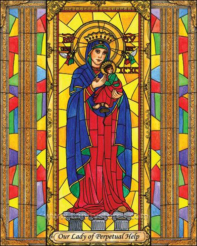 Jun 27 - Our Lady of Perpetual Help artwork by Brenda Nippert. - trinitystores