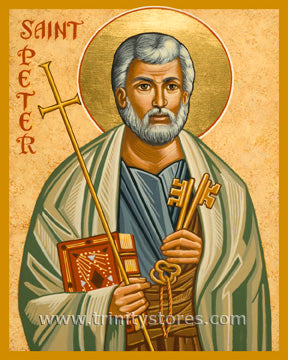 Jun 29 - “St. Peter” © icon by Joan Cole.