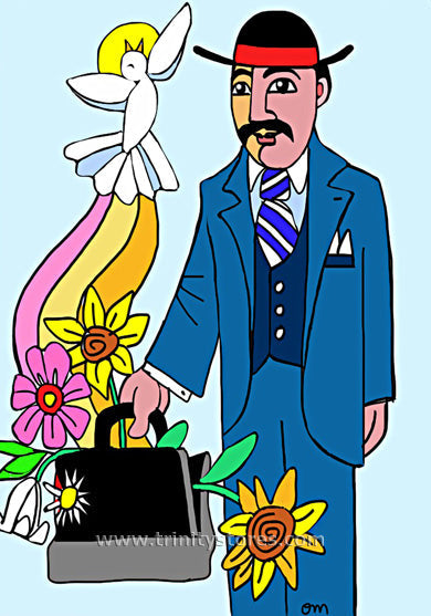 Jun 30 - “Ven. José Gregorio Hernández” © artwork by Br. Mickey McGrath, OSFS.