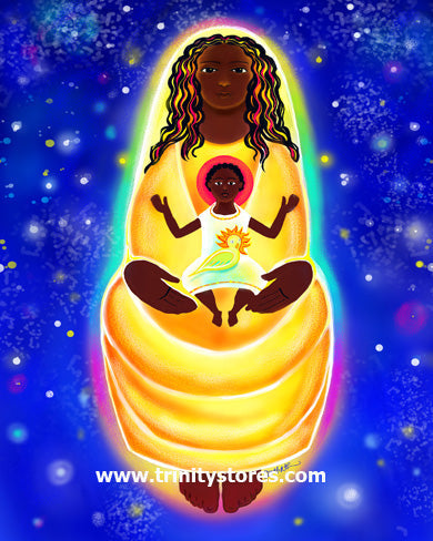 Mar 1 - “Cosmic Lady of Light” © artwork by Br. Mickey McGrath, OSFS.