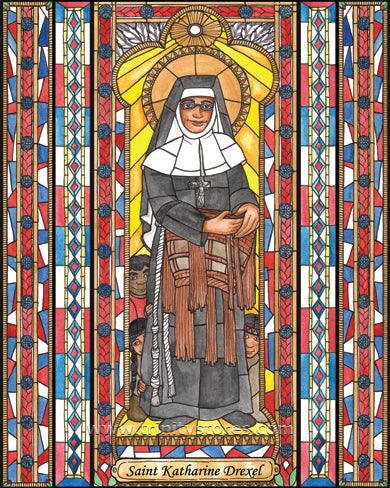 Mar 2 - “St. Katharine Drexel” © artwork by Brenda Nippert. - trinitystores