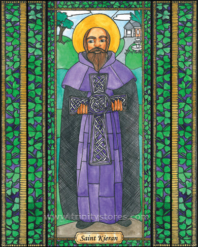 Mar 5 - “St. Kieran” © artwork by Brenda Nippert.