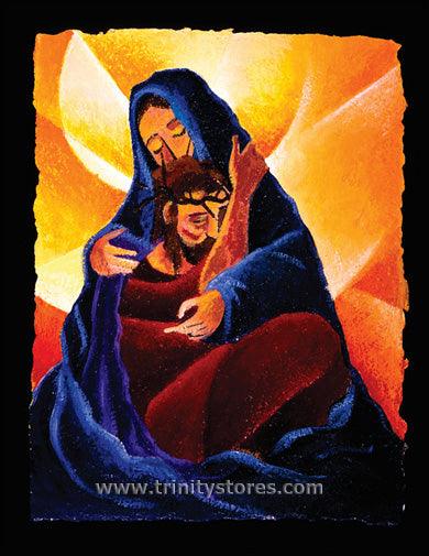 Mar 6 - “4th Station, Jesus Meets His Mother” © artwork by Br. Mickey McGrath, OSFS. - trinitystores