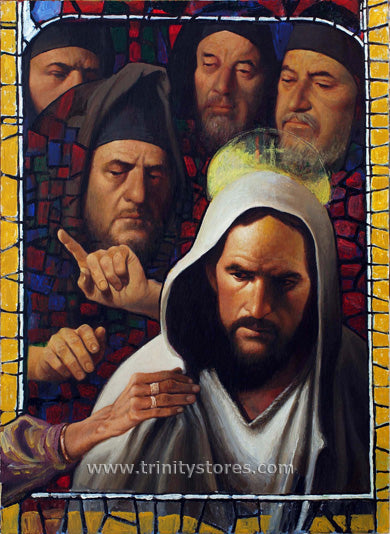 Mar 14 - “Jesus’ Foes” © artwork by Louis Glanzman.