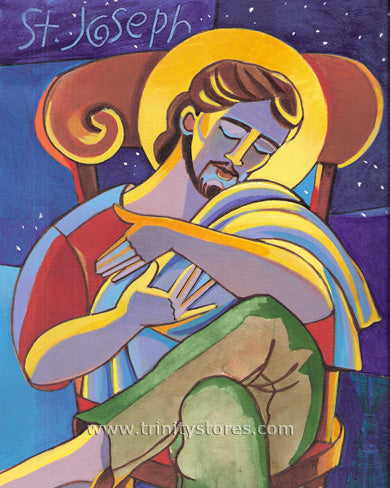 Mar 18 - “St. Joseph” © artwork by Br. Mickey McGrath, OSFS.