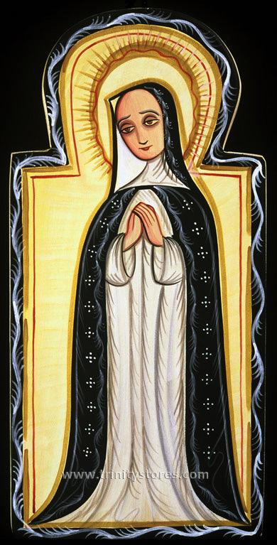 Mar 30 - “Our Lady of Solitude” © artwork by Br. Arturo Olivas, OFS. Happy Feast Day Our Lady! - trinitystores