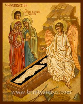 Apr 9 - “Resurrection - Myrrh Bearing Women” © icon by Joan Cole. - trinitystores