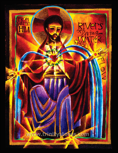 May 1 - “Rivers of Living Water” © artwork by Br. Mickey McGrath, OSFS.