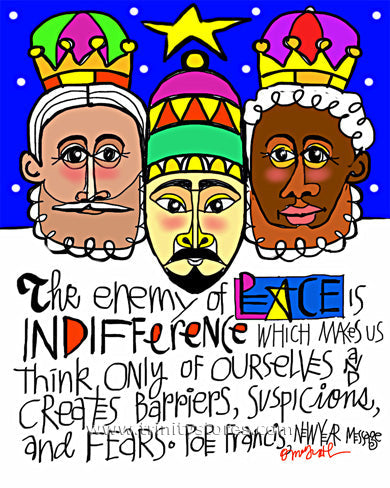 May 4 - “Three Kings” © artwork by Br. Mickey McGrath, OSFS.