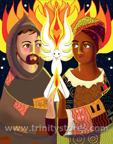 May 5 - “St. Francis of Assisi: Br. Sun, Sr. Thea” © artwork by Br. Mickey McGrath, OSFS.