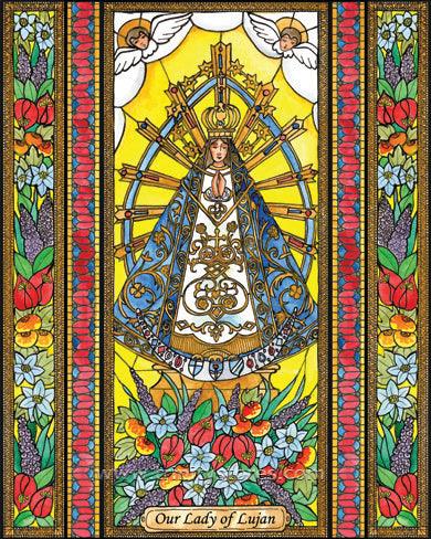 May 8 - “Our Lady of Lujan” © artwork by Brenda Nippert.