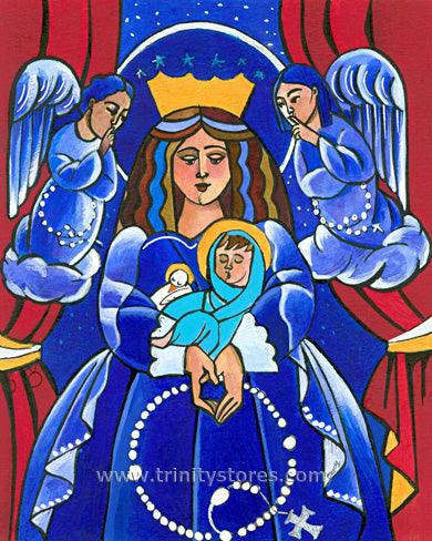 May 8 - “Mary, Queen of Heaven” © artwork by Br. Mickey McGrath, OSFS