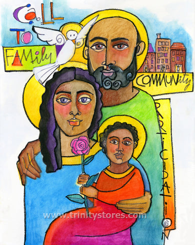 May 12 - “Call to Family and Community” © artwork by Br. Mickey McGrath, OSFS