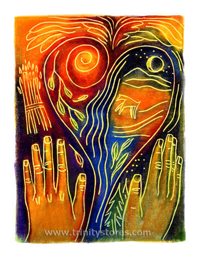 May 18 - “Psalm Prayer” © artwork by Julie Lonneman.