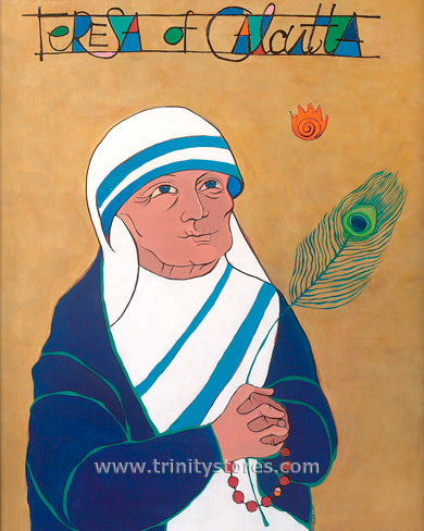 May 18 - St. Teresa of Calcutta - artwork by Br. Mickey McGrath, OSFS