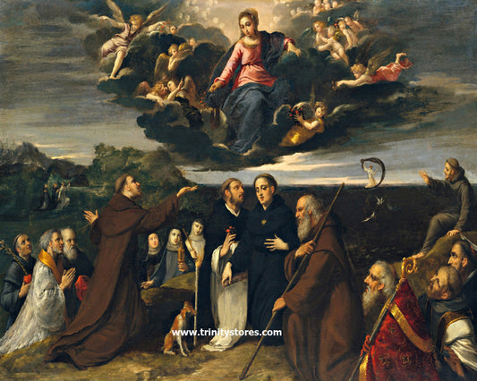 May 19 - “Mary Adored by Saints” by Museum Religious Art Classics.