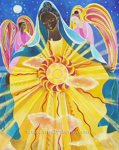 May 22 - “Mary, Queen of the Universe” © artwork by Br. Mickey McGrath, OSFS.