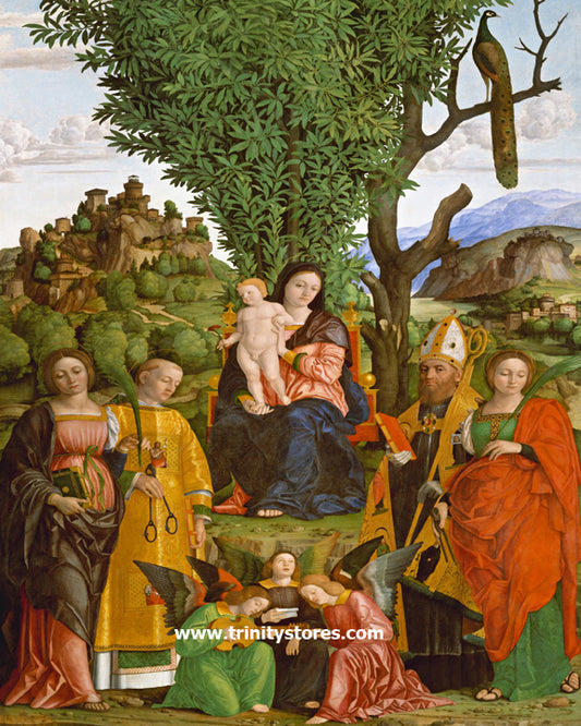 May 22 - “Madonna and Child with Saints” by Museum Religious Art Classics.