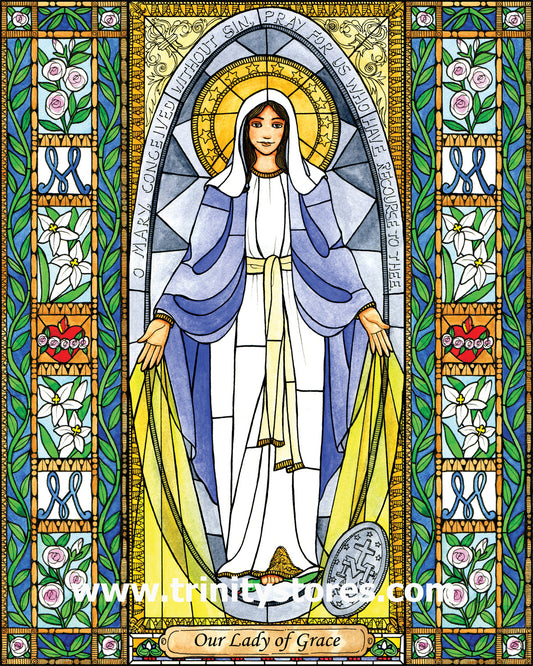 May 23 - “Our Lady of Grace” © artwork by Brenda Nippert.