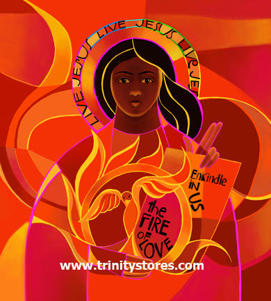 May 24 - “Our Lady of Light, Pentecost” © artwork by Br. Mickey McGrath, OSFS.
