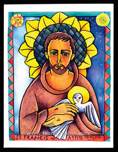 May 26 - “St. Francis of Assisi” © artwork by Br. Mickey McGrath, OSFS.