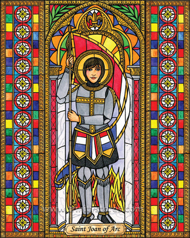 May 29 - “St. Joan of Arc” © artwork by Brenda Nippert.