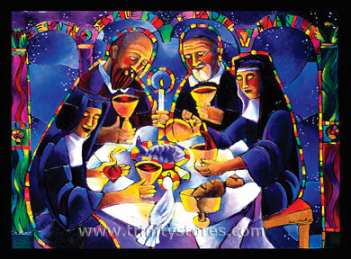 Nov 1 - “Communion of Saints” © artwork by Br. Mickey McGrath, OSFS