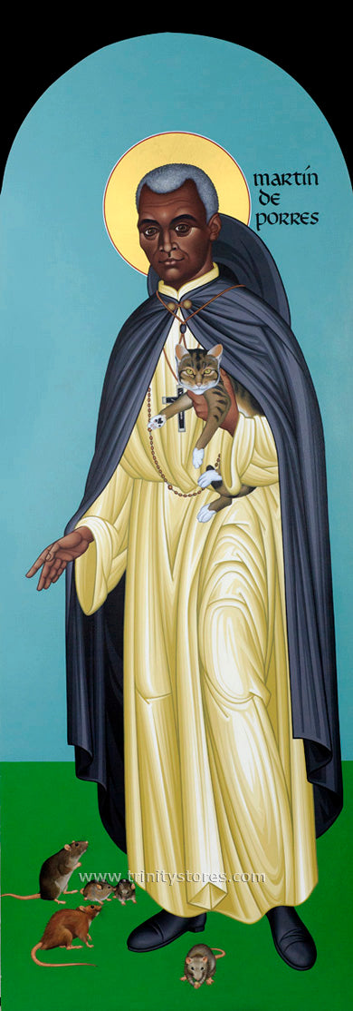 Nov 3 - “St. Martin de Porres” © icon by Br. Robert Lentz, OFM.