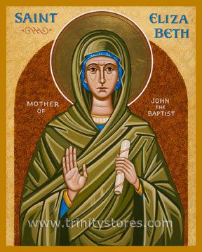 Nov 5 - St. Elizabeth, Mother of John the Baptizer icon by Joan Cole. - trinitystores