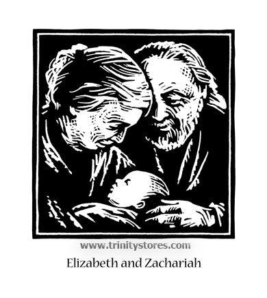 Nov 5 - St. Elizabeth and Zachariah artwork by Julie Lonneman. - trinitystores