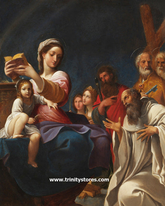 Nov 7 - “Madonna and Child with Saints” by Museum Religious Art Classics.