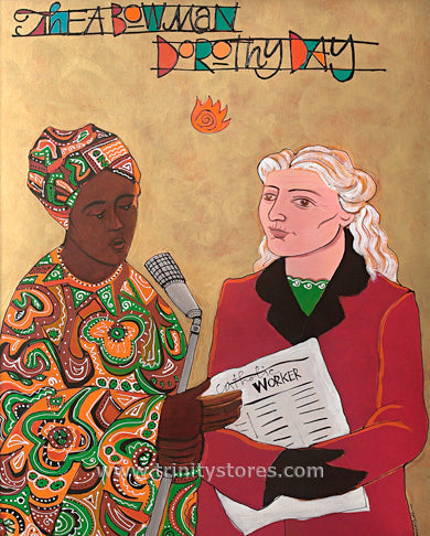 Nov 9 - “Sr. Thea Bowman and Dorothy Day” © artwork by Br. Mickey McGrath, OSFS