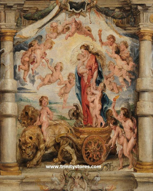 Nov 9 - “Triumph of Divine Love” by Museum Religious Art Classics. - trinitystores