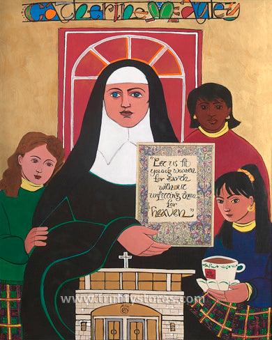 Nov 11 - Ven. Catherine McAuley artwork by Br. Mickey McGrath, OSFS. - trinitystores