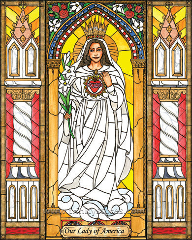 Nov 12 - “Our Lady of America” © artwork by Brenda Nippert.