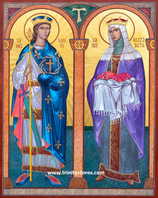 Nov 17 - “Sts. Elizabeth and Louis” © icon by Robert Gerwing.