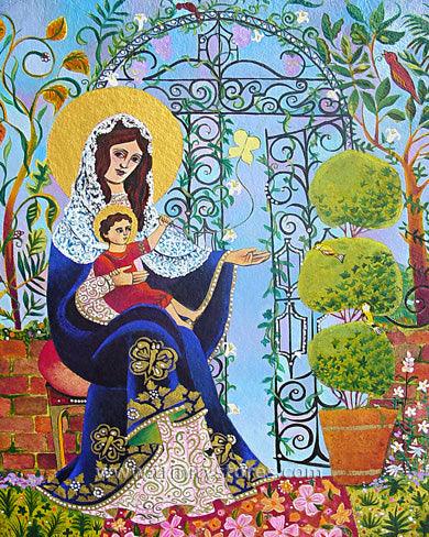 Nov 21 - Mary, Gate of Heaven artwork by Br. Mickey McGrath, OSFS. - trinitystores