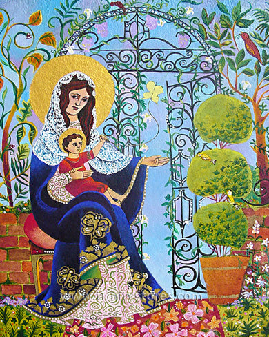 Nov 21 - “Mary, Gate of Heaven” © artwork by Br. Mickey McGrath, OSFS.