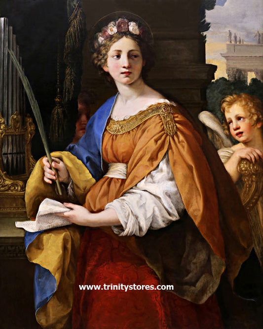 Nov 23 - “St. Cecilia” by Museum Religious Art Classics.